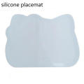 Cat Shaped Baby Silicone Placemat